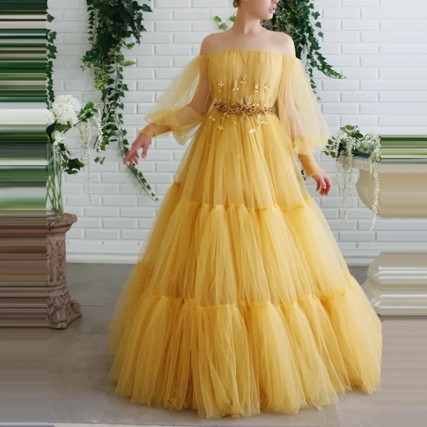 Beautiful yellow dress Clearance