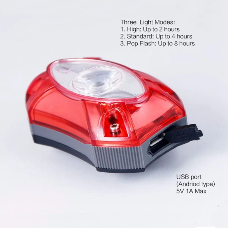 Clearance Cycling Waterproof Rear Light USB Rechargeable Night Safety Warning Round Tail Light LED One-charge Use 8 Bicycle Light 2 Clearance Cycling Waterproof Rear Light USB Rechargeable Night Safety Warning Round Tail Light LED One-charge Use 8 Bicycle Light 2