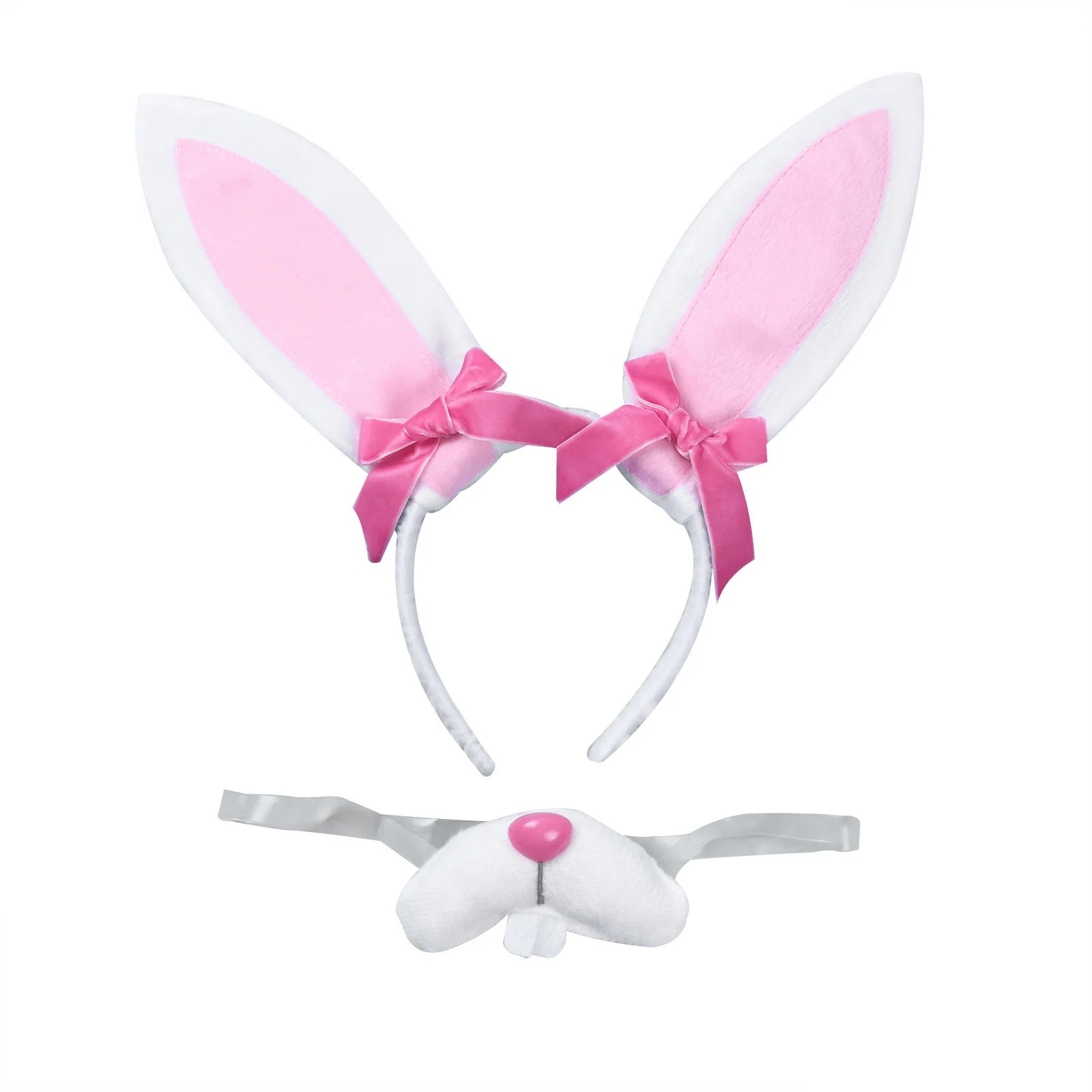 

Kids Christmas New Year Hair Hoop Cute Anime Zoo Cartoon Headbands Set Boys Girls Birthday Party Cosplay Plush Animal Hair Band