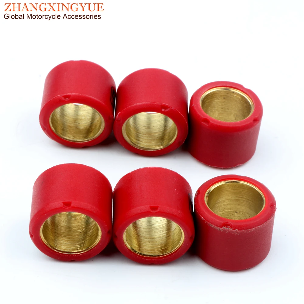 Комплект роликов вариатора для скутера 16x13 мм 4g 4.5g 5g 5.5g 6g 6.5g 7g Peugeot Django 50 Kisbee V-Click 50cc