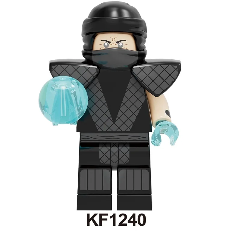 20 шт. оптом строительные блоки Sub-Zero Goro Mortal Kombat Джони Кейдж Шао Кан Скорпион модели игрушки подарок для детей KF6102 - Цвет: KF1240 20Pcs No Box