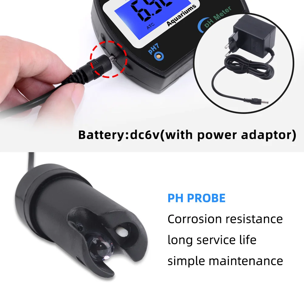 Portable PH Meter Tester Accurate Digital Pen PH-990 Pocket Aquarium Wine Urine