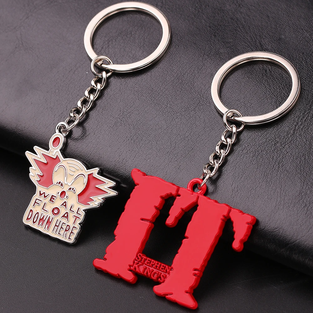 Pennywise Stephen King S It Keychain Chucky Face Penny Wise Jason Hockey Horror Keyring Halloween Gift For Men Women Key Chains Aliexpress