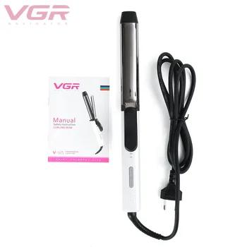 

VGR Ceramic Styling Tools professional Hair Curling Iron Hair Flower Cone Electric Hair Curler Roller Curling Wand