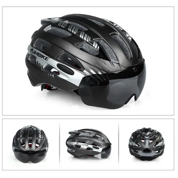 

INBIKE Cycling Helmet with Goggles Ultralight MTB Bike Helmet Men Women Mountain Road Women casco Specialiced Bicycle Helmets