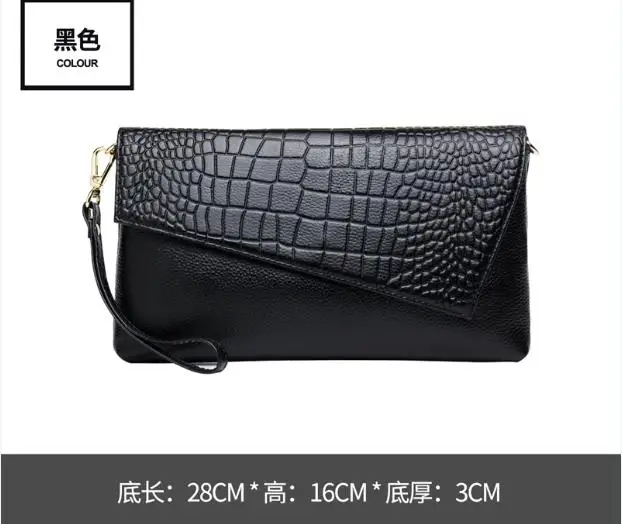 

OUMISI Leather Handbag 2019 New Large Capacity Handbag Slanting Handbag Fashion Handbag Lady's Soft Leather Bag SN