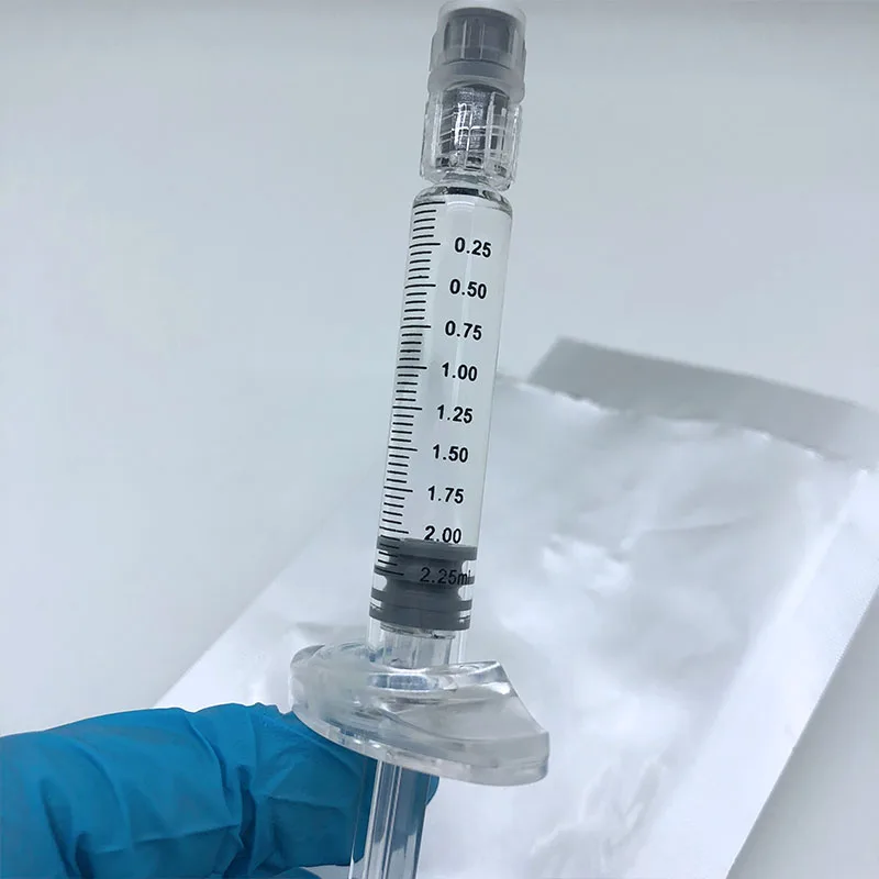 Online 2ml inyectable de relleno de labios de gel de ácido hialurónico con eslabones cruzados para realzar el cuerpo del labio facial relleno dérmico rejuvenecimiento de la piel