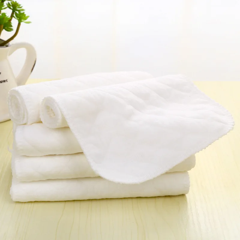 

45*16cm Washable 3 Layers Cotton Baby Nappies Reusable Washable Baby Nappy Liners Insert Infant Newborn Cloth Diaper