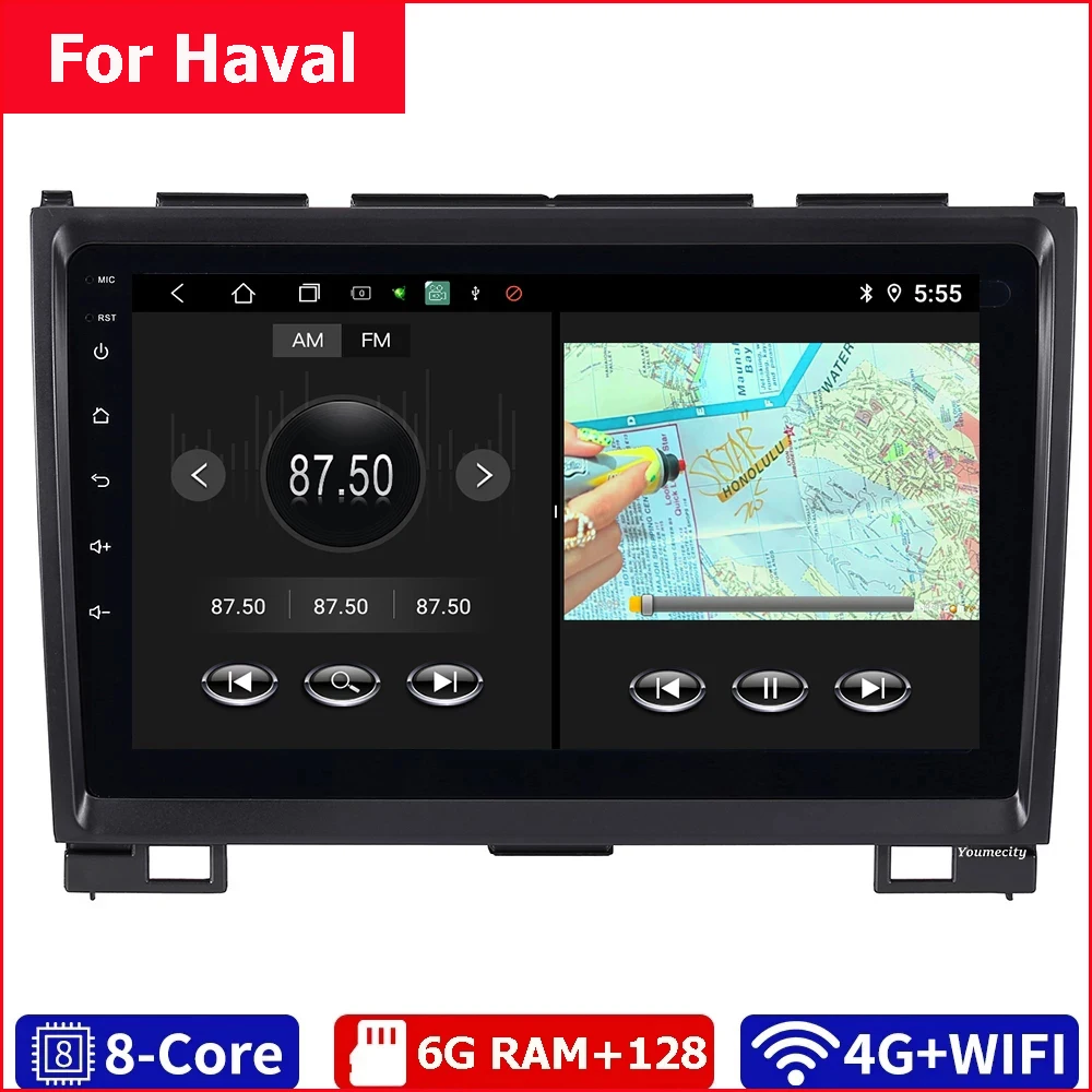 Автомобильный мультимедийный плеер 2 Din Android 10 Dvd Gps Navitel Авторадио навигация Wi Fi+4G