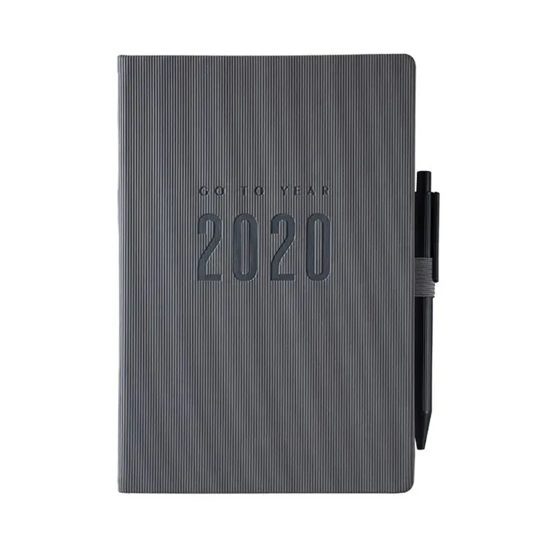 

Agenda 2020 Planner Organizer A5 Daily Weekly Notebook Manual Travel Notepad Pen