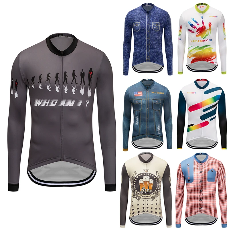 Новая велосипедная Джерси Качество blusas mujer de moda 2019 с длинными рукавами майка MTB