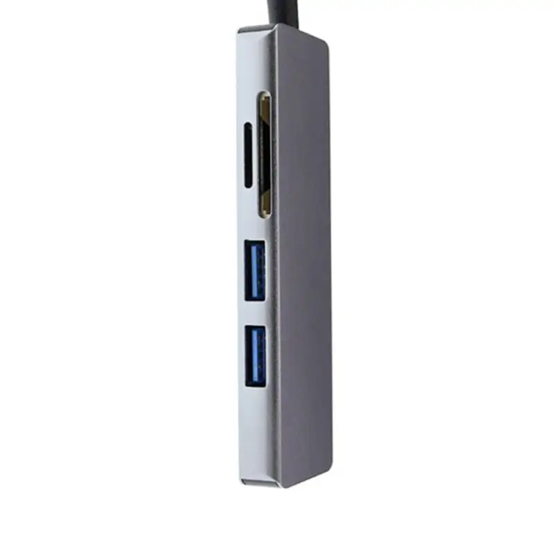 Кард-ридер тип-c к HDMI UHD тонкий USB-C микро/безопасные цифровые карты памяти адаптер концентратор кабель для передачи данных