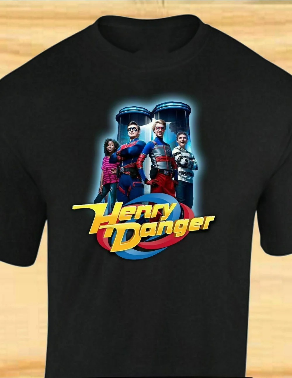Neu Henry Danger control Room футболка с логотипом для взрослых и детей S-3Xl бесплатная