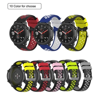 

22mm Silicone Wrist Strap For Fossil Sport 43mm Smart Watch Band Bracelet For Fossil Men's Sport Straps Correa watchband belt