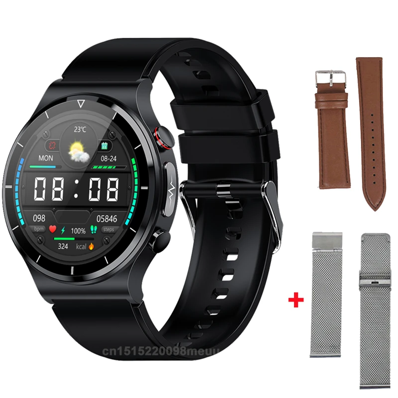 E88 Smart Watch Men Watch 1.32 inch Screen EGG Collector IP68 Waterproof BodyTemperature Wireless charger Watches PK E80 E86 