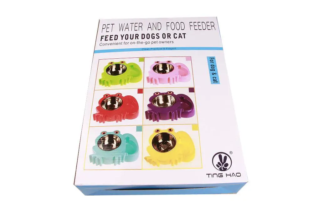 Squirrel frog cartoon dog drinking bowl (16)