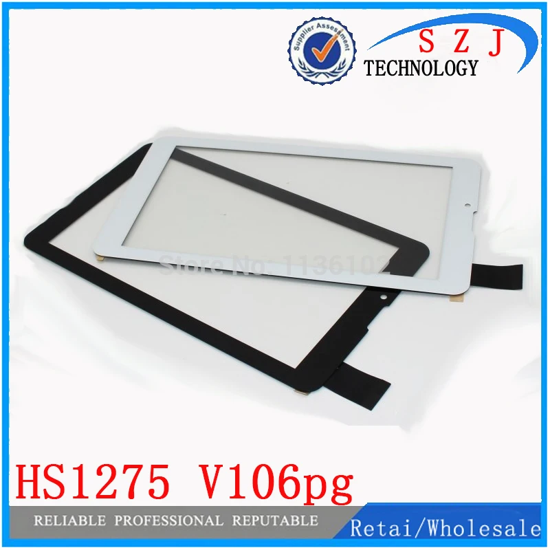 

New 7'' inch TEXET NaviPad TM-7049 3G TM7049 Touch Screen Digitizer Glass Sensor Replacement HS1275 V106pg Free shipping