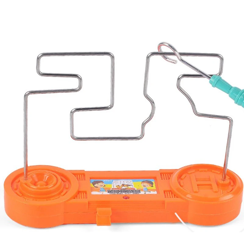 

Kids Collision Electric Shock Toy Education Electric Touch Maze Game Party Funny Game Science Experiment Toys for Children Gift