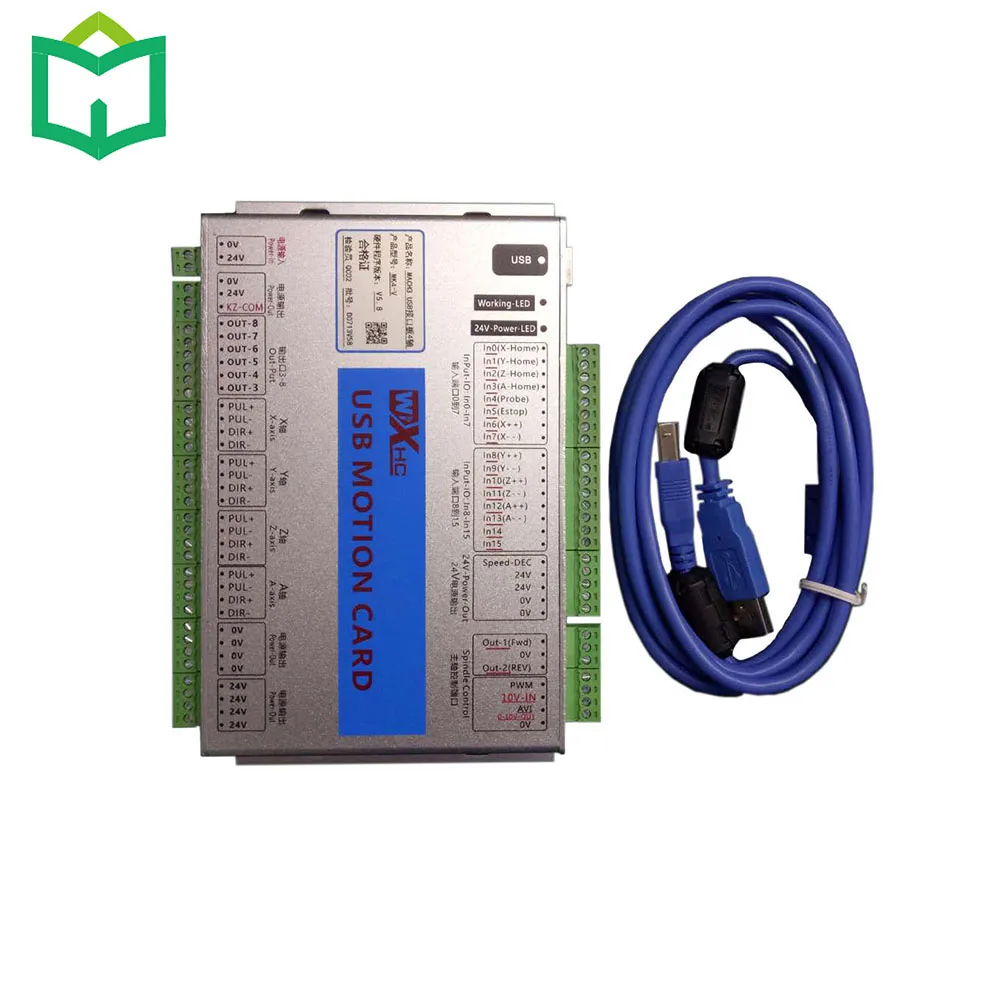 XHC Mach4 Mach3 cnc USB Breakout Board 3 4 6 Axis Motion Control Card 2000KHz Support Windows7 10 for CNC Enrgaver Lathe | Инструменты