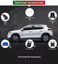 Outils universels facultatifs d'accessoires de voiture/récepteur OBD2/DAB + CARPLAY + DVR d'usb + caméra de vue arrière pour la Navigation de DVD d'autoradio d'android(China)