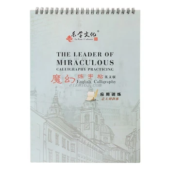 

3D Reusable Groove Italian Italic English Letter Alphabet Calligraphy Handwriting Copybook Auto Fades Practice Book For Adult Ch
