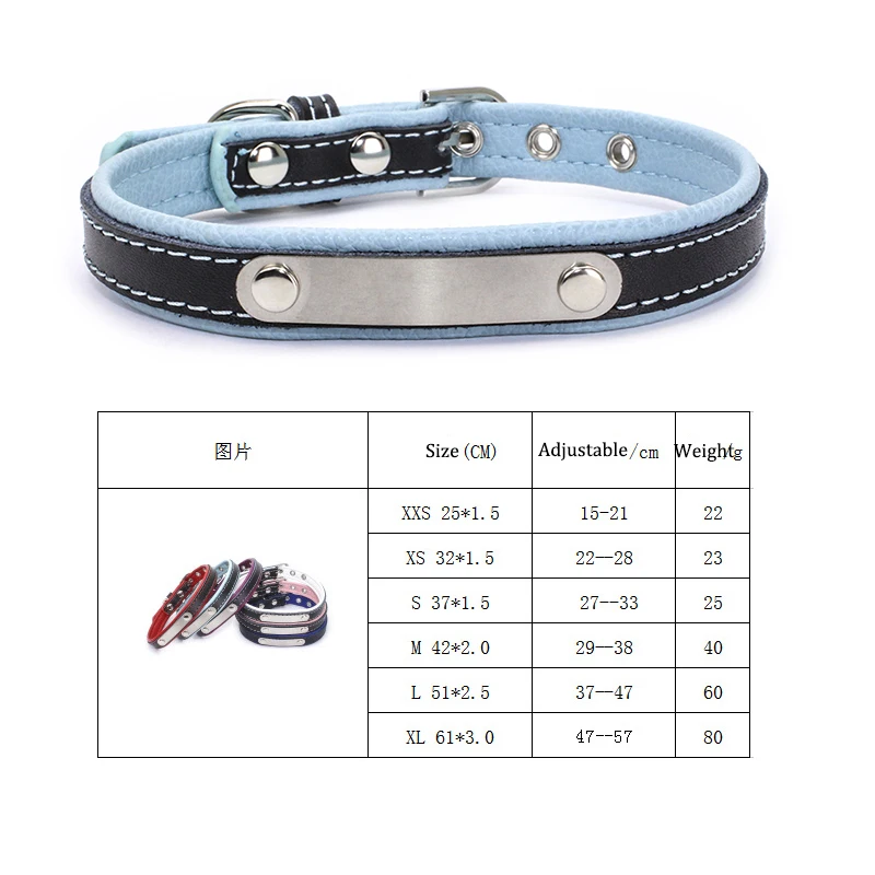 Размер, XXS-XL, натуральная кожа, индивидуальный ошейник для питомца, гравировка, сделай сам, ошейник для кошки, настоящий кожаный ошейник для питомца, собачий ошейник, название colla