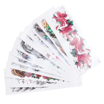 

12Pcs Skeleton Skull Halloween Temporary Removable Holiday Thememd Cool Waterproof Tattoo Stickers