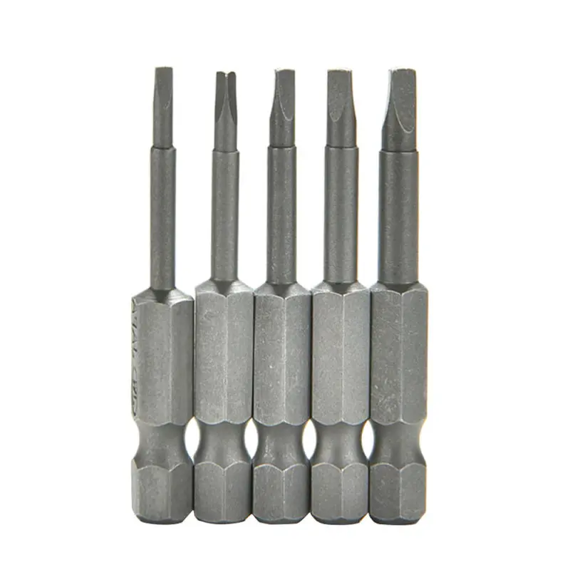 

5PCS/Set Anti Slip Magnetic Triangle Head Screwdriver Bit 1/4" S2 Alloy Steel Hex Shank Electric Power Tool Accessories 50mm