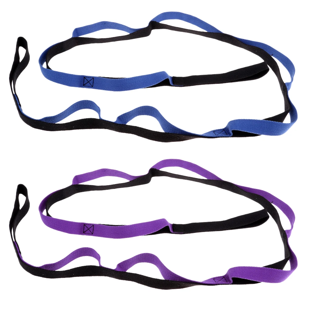 200cm 8 Loop Yoga Daisy Chain Rope Sling Ring Cord Strap for Hammock Camping