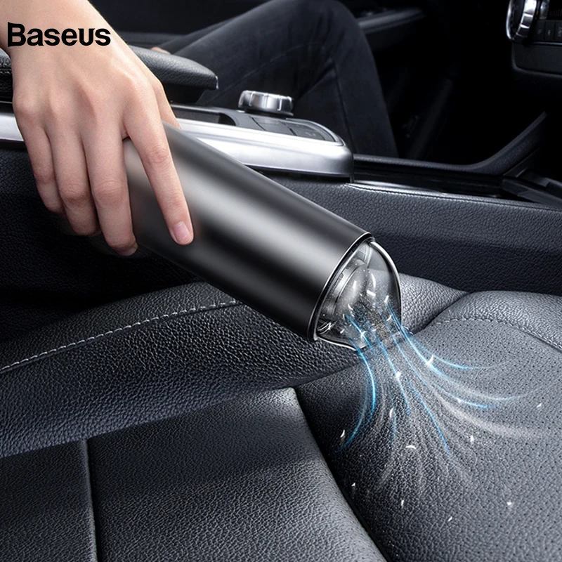 Скидка Baseus Аккумуляторный автомобильный пылесос, портативный мини Ручной пылесос для авто клавиатуры, дивана, беспроводной пылесос для пыли, робо...