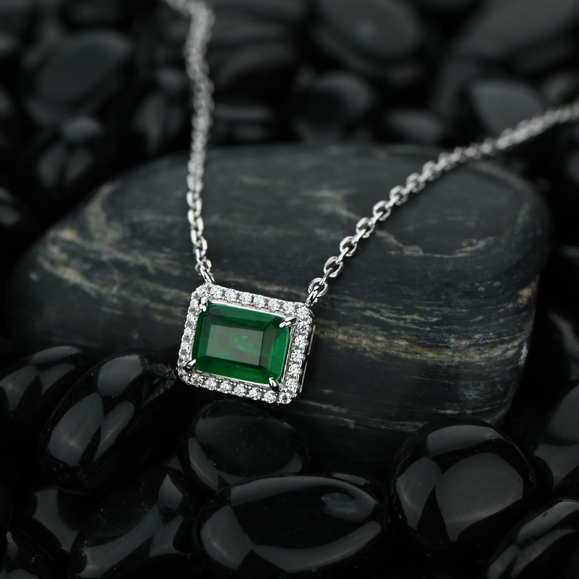 

Ожерелье женское из серебра 925 пробы, 6 х8 мм