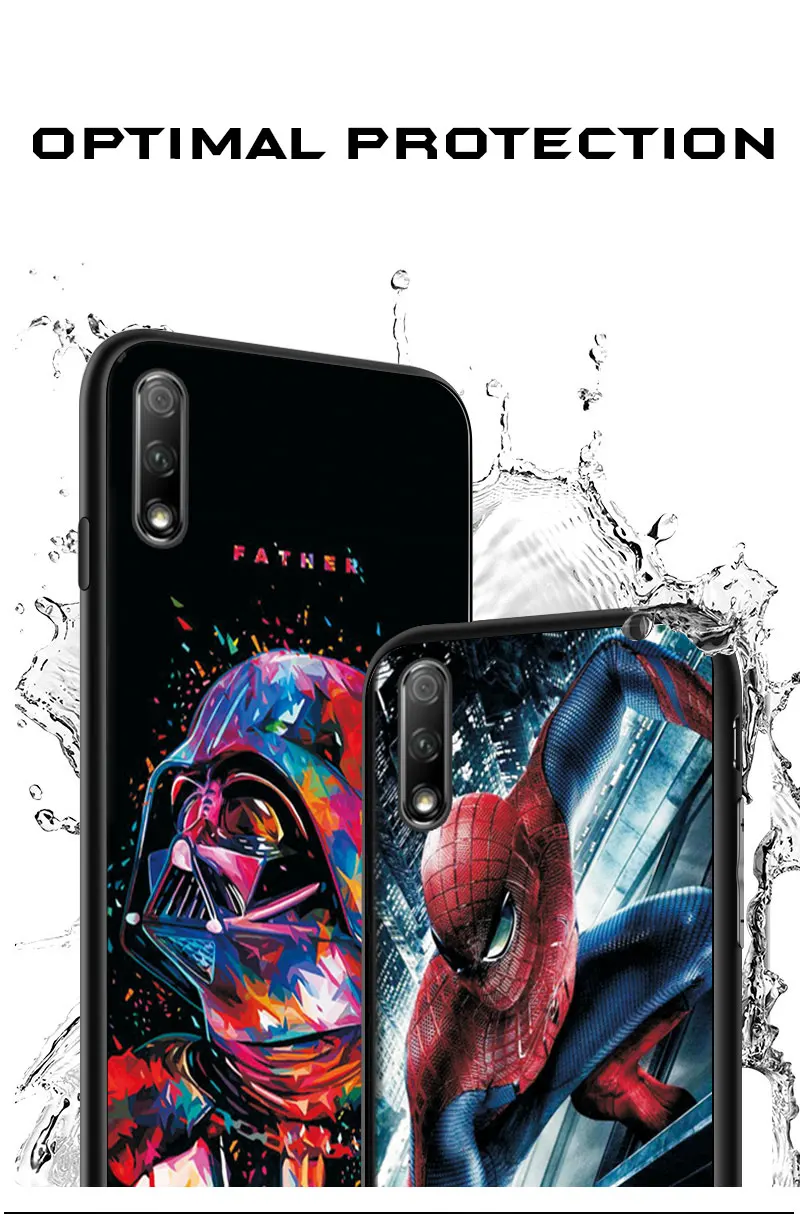 Чехол для телефона с изображением Железного человека Marvel для VIVO IQOO NEO, черный чехол из ТПУ для ViVo V17 NEO, чехол Vivo Y81 Y81S Y83 Y91i Y93 Y95 Y85 Z5 91