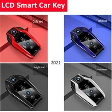 LCD Touch Auto Car Key Keyless Entry System With Car Case Cover For BMW Mercedes-Benz Audi Lexus Land Rover Cadillac Porsche