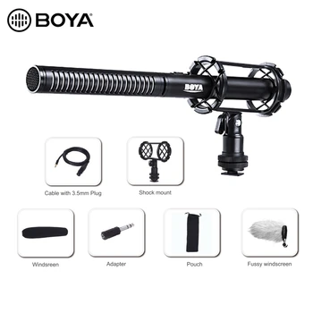 

BOYA BY-PVM1000 Professional DSLR Condenser Shotgun Video Interview Microphone Mic for Canon Nikon Sony DSLR Camera Camcorder