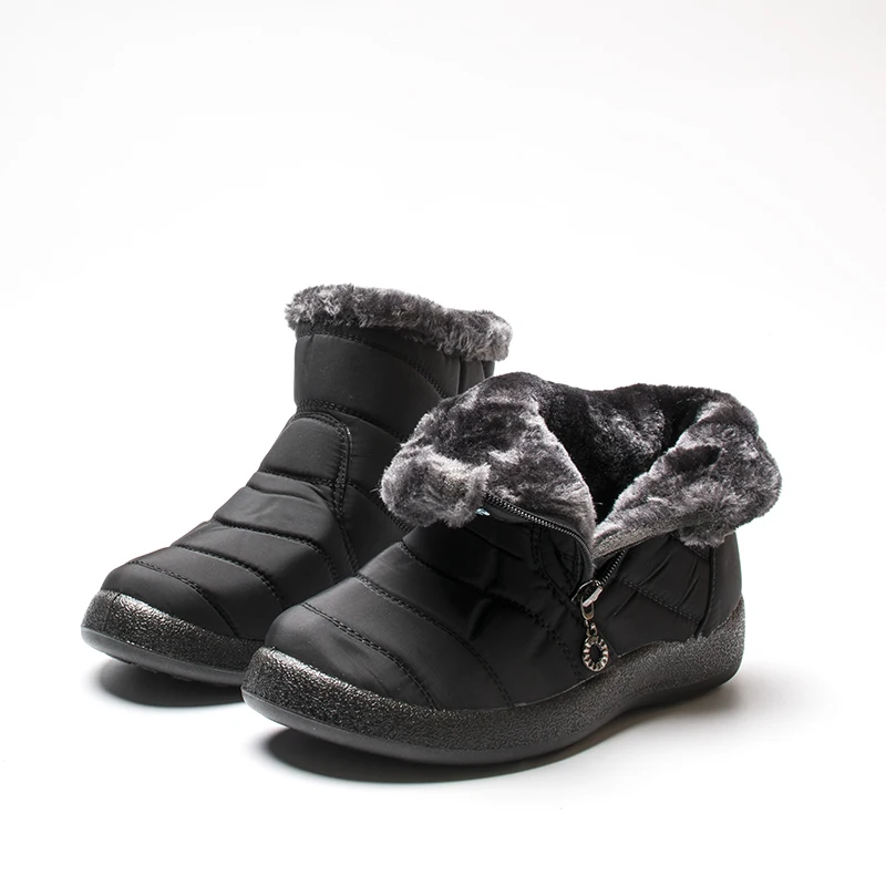 women boots ankle snow boots waterproof winter shoes