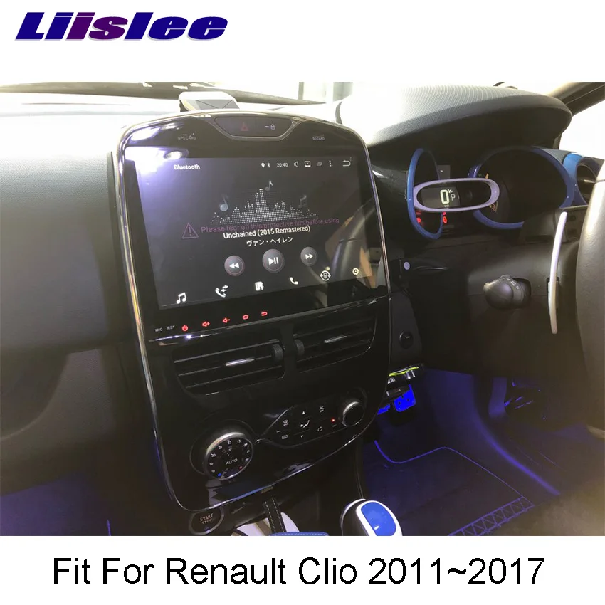 Liislee 2 din для Renault Clio 2012 ~ 2019 Android автомобильный навигатор GPS большой экран Авто Радио