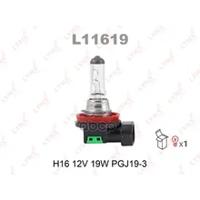 Лампа Галогеновая H16 12v 19w Pgj19-3 L11619 LYNXauto арт. L11619