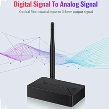 Wireless Adapter Bluetooth 5 0 Audio Transmitter 3 5mm AUX Jack Coaxial Optical Stereo Receiver for TV PC Headphone Speaker