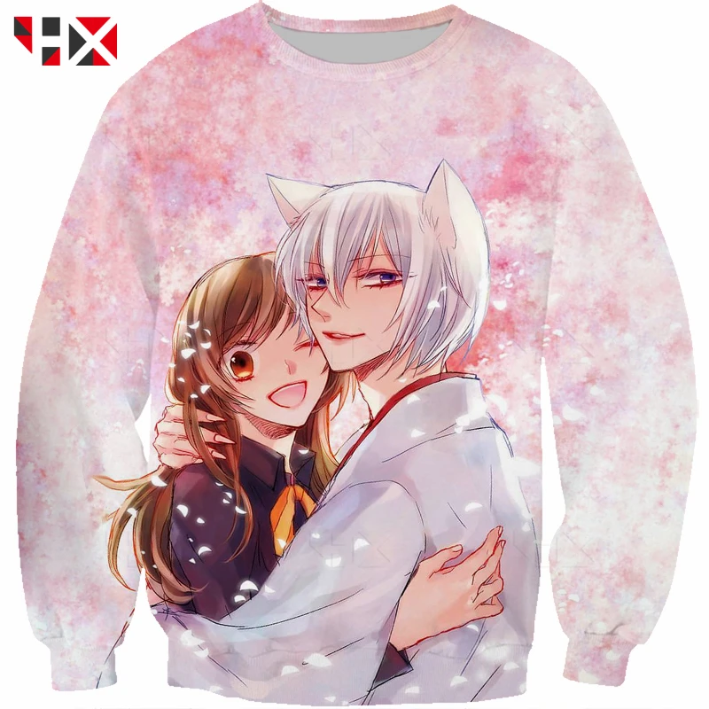 

HX Newest Kamisama Love Kiss Nanami Tomoe 3D Print Harajuku Sweatshirt Hoodie Unisex Harajuku Street Style Hot Sale Tops HX280