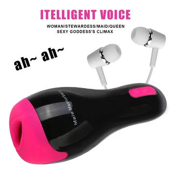 Male Masturbator Real Pussy Heated Vaginal For Men 18 Vibrators Penis Pump Cock Exerciser Spikes Massager Erotic Sex Toys Adults 4