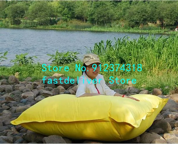 oversized luxury comfortably accommodate two adults float beanbag, pool floating bean bag lounge cushion-outdoor enjoyment