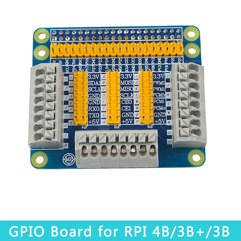Плата расширения Raspberry Pi 4 Model B GPIO модуль для робота DIY экспериментальный тестовый