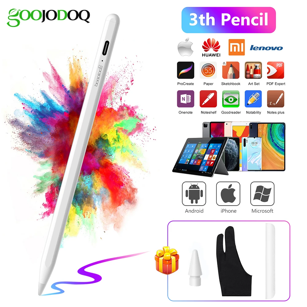 GOOJODOQ For Apple Pencil 1 2 iPad Pencil Stylus Pen for ...