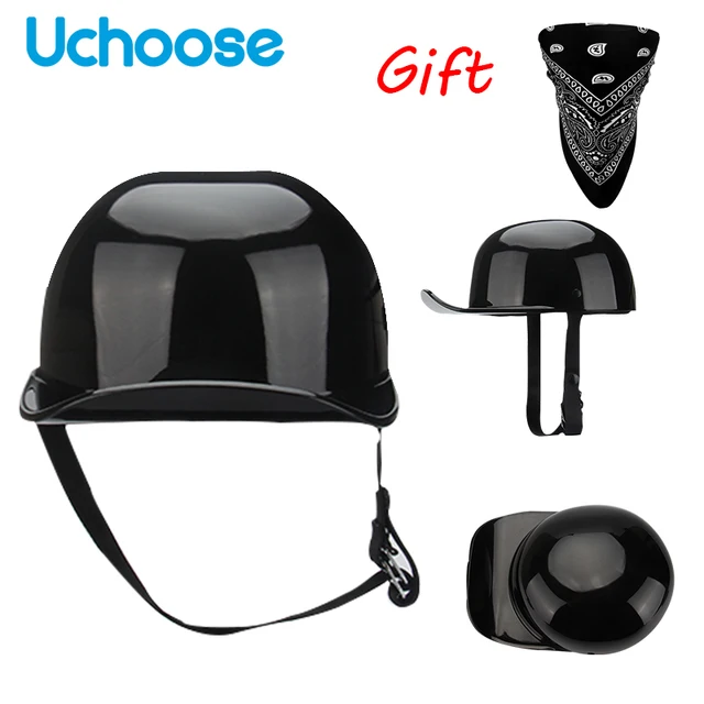 2021 Baseball Cap Helmet Motorcycle Vintage Retro Helmets Summer Open Face Scooter Cruiser Chopper Gangster DS Men Women Kid 1a