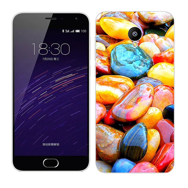 Для Meizu 15 Lite M3 M2 M6 M5S Mini Силиконовый ТПУ чехол задняя крышка для Meizu MX6 M6T роскошные чехлы для телефонов Модные Окрашенные прозрачные Капа - Цвет: 06