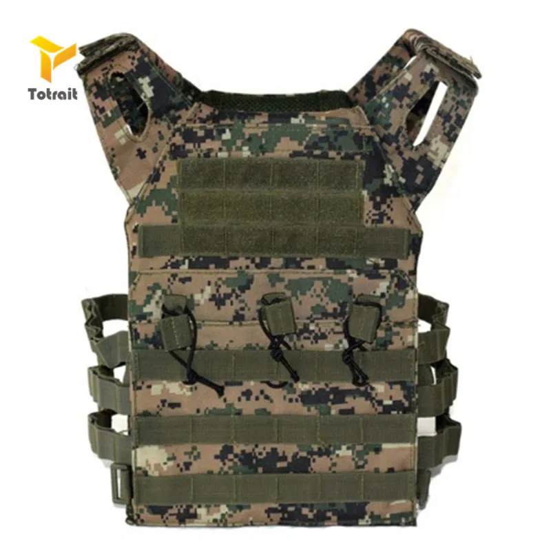 HANWILD Охота Тактический бронежилет JPC Molle многофунциональный жилет cs-игры на открытом воздухе Пейнтбол Защитная одежда военная техника - Цвет: WLDG