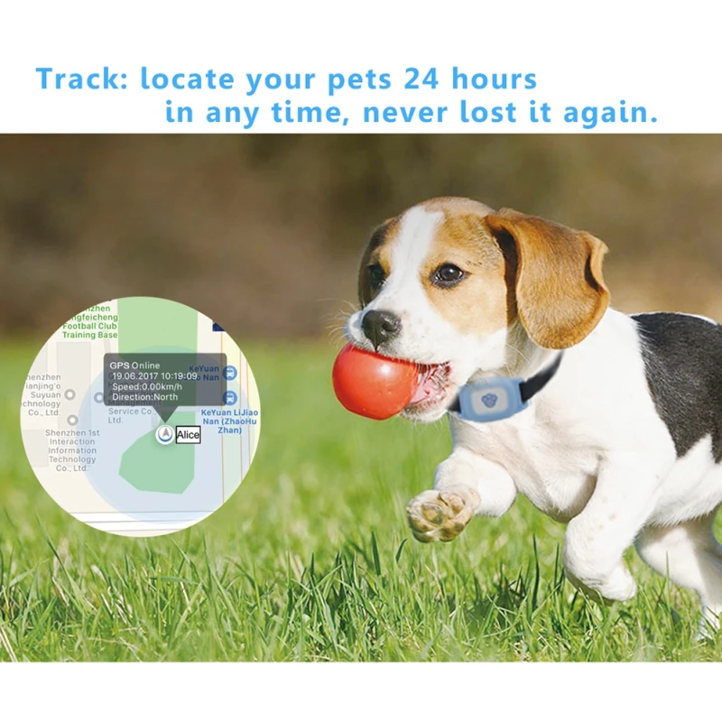 

Wireless Bluetooth GPS Locator Smart FP03 Pet Dog GPS Tracker Finder Waterproof Kid Anti-lost Alarm LBS Tracking Track Collar