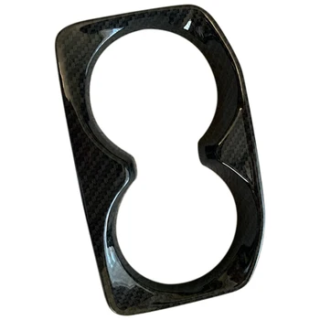 

Car Water Cup Holder Frame Cover Stickers for Peugeot 5008 3008 GT 2017-2019 ABS Carbon Fiber