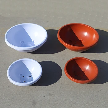 

2Pcs Random Color Plastic Resin Thicken Flower Pot Plant Pot Basket Basin for Chlorophytum Green Plants Fleshiness 29x26x11 cm