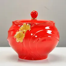 Двойной Чай Подарочная коробка контейнер для упаковки ПУ-эр контейнеры для чая Герметичный для конфет и чая цилиндра Искусство ремесло